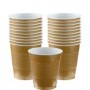 Gold Plastic Cups x 10